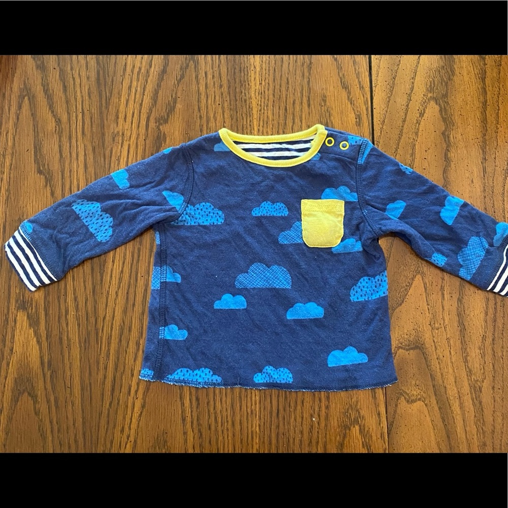 Mini Boden 3-6 month reversible sweatshirt